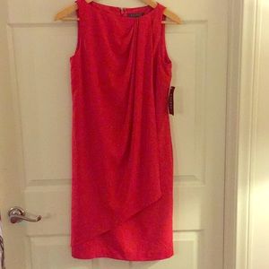 Ralph Lauren draped knee length dress